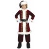 Guirca Detský kostým - Santa Claus bordový Veľkosť - deti: S: 101-109 cm