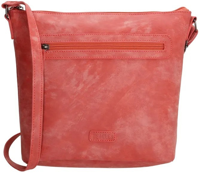 Červená prešívaná crossbody kabelka Sunset