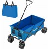 tectake 402912 skladací vozík max. 80 kg - modrá