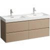 Laufen Meda Umývadlová skrinka 128 cm, Cappuccino H4216440114651