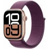 Apple Watch Series 10 GPS 46mm Rose Gold Alu case, Plum Sport Loop EU MWWV3