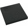 Schedline Nonlimits Black Stone štvorcová sprchová vanička 90x90 cm čierna 3ST.N1K-9090/C/ST-M1/C/ST