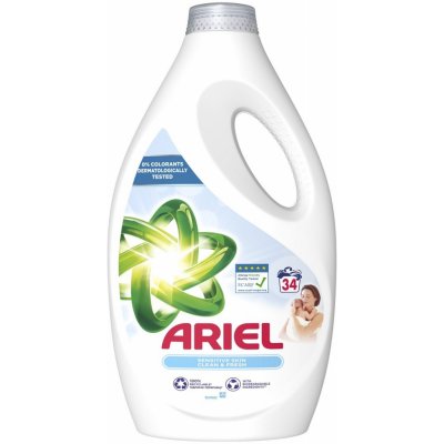 Ariel Sensitive Skin Clean & Fresh tekutý prací prostriedok 1,7 l 34 PD
