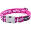 Obojok RD 20 mm x 30-47 cm - Camouflage Hot Pink