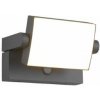 TRIO 246869142 KANSAS vonkajšie nástenné svietidlo so senzorom SMD LED 10W/1000lm 3000K IP54 antracit