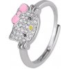 Prosperk Detský prstienok Hello Kitty strieborný S3052