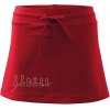 Šachové figúrky v rade - obrys - Športová sukne - two in one - S ( Červená )