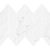 OBKLAD MOZAIKA MARINEL WHITE CHEVRON GLOSSY 29X25,5 GLOSSY 29,8X25,5 cm 1ks