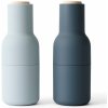 Audo Copenhagen Mlynček na soľ a korenie Bottle Blues Beech – set 2 ks