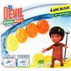 Dr. Devil Lemon Fresh Push Pull WC blok bez košíku 4 x 20 g