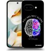 Picasee silikónový čierny obal pre Google Pixel 9a - Brain - White