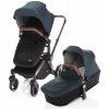 ZOPA Kombinovaný kočík Evoque + Farebný set, podvozok silver/brown Varianta: Petrol Blue