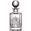 Bohemia Crystal Ručne brúsená fľaša na whisky, rum a pálenku Mašľa 800ml