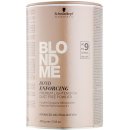 Schwarzkopf Blondme Color prémiový zosvetľujúci 9+ púder so zníženou prašnosťou pre profesionálne použitie Bond Enforcing (Premium Lightener 9+ Dust Free Powder) 450 g