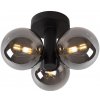 Lucide | Lucide 74116/03/30 - Kúpeľňové stropné svietidlo TRUDY 3xG9/40W/230V IP44 čierna | LC3637