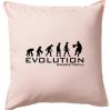 Evolúcia Basketball - Vankúš 50x50 - 50x50 - Vrátane výplne ( Svetloružová )