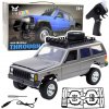 LeanToys MN78 Dálkově ovládané terénní vozidlo 4x4 stříbrná barvy 1:12