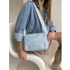 Modrá semišová crossbody Laura Biaggi