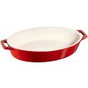 Zapekacia misa 23 cm, červená, keramika, Staub