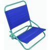 Plážové skladacie kreslo, PVC, modro-zelené