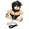 Hooded Teddy Bear Keychain, kľúčenka medvedík otrok