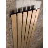 Radiátory - MC Montana | kúpelňové | DEKORATÍVNY VERTIKÁLNY RADIÁTOR-R6 | veľkosť - 1600/450 mm, farba - Tmavý antik - polomat