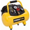 POWERPLUS POWX1723 - Kompresor 1100W 12L 10bar bezolejový POWX1723