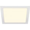 Stropné svietidlo SLV SENSER 24 Indoor, stropné LED svietidlo, hranaté, bílé, 3000K 1003013