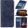 Peňaženkové kožené puzdro Crazy Horse Flip na Xiaomi Redmi Note 10/10S - Modrá