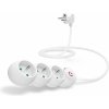 CONNECT IT predlžovací kábel 230 V, 3 zásuvky, 1,5 m, s vypínačom (biely)