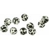 Natana silikónové korálky leopard biela 12mm 10 kusov