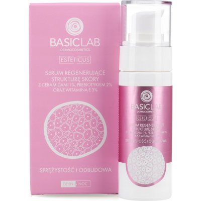 BasicLab Esteticus Elasticita a obnova Regeneračné sérum s ceramidmi 1% 30 ml