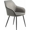 Unique Furniture Milton zamatová sivá