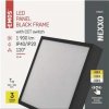 ZM6343 LED svietidlo NEXXO, štvorcové, čierne, 21 W, so zmenou CCT EMOS Lighting