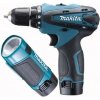 MAKITA DF330DWLE Aku vrtačka 10,8V 2x1,3Ah lampa