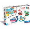 CLEMENTONI Moje první puzzle Dopravní prostředky 4v1 (2,3,4,5 dílků)