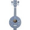 Label Label Drevené Banjo Blue