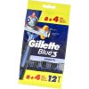 Holiaci strojček Gillette Blue 3 Smooth 12 ks