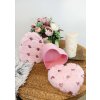 Set plyšových srdiečkových krabíc PINK