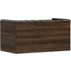 Hansgrohe Xelu Q - Umývadlová skrinka, 50x98x55 cm, 1 zásuvka, tmavý orech/chróm 54061000