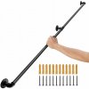 Poręcz Retro Do Schodów 212CM 200KG Nośna Stal Węglowa I Wykończenie Matowe