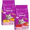 WHISKAS Adult 2x3,8 kg - kompletné suché krmivo pre dospelé mačky