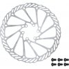FORCE kotouč brzdový FORCE-2 180 mm, 6 děr, stříbrný
