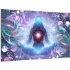 Allboards,Skleněná magnetická tabule- dekorativní obraz JOGA ZEN LOTOS 90x60 cm,TS96_40010
