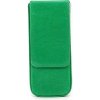 Contacts® kožené puzdro na tri perá Zelené
