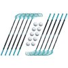 Set Accufli AirTek A100 Teal (10 hokejok) 100 cm (= 111 cm) 4x ľavá / 6x pravá