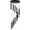 Milagro | LED Luster na lanku CARBON 12xLED/12W/230V | MI0938