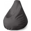 Sablio Sedací vak Pear Charcoal - 140 x 100 x 25 cm