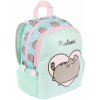 Predškolský batoh viackomorový Pusheen St. Majewski pre dievčatá v odtieňoch hnedej a béžovej, ružovej, zelenej farby