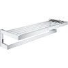 GROHE Selection Cube polička na uteráky s držiakom na uterák, dĺžka 600 mm, chróm, 40804000